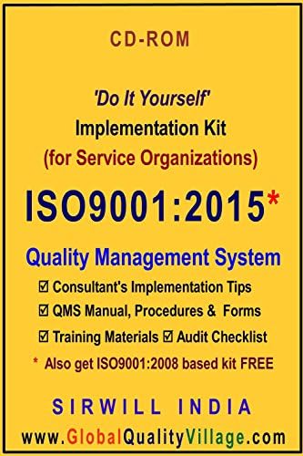 ISO 9001:2015 Implementation Kit for Service Org. (Manual, Procedures, Forms, etc.)
