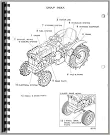 Mitsubishi D1300FD Tractor Parts Manual: Mitsubishi Manuals