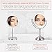 AmnoAmno LED Makeup Mirror-10x Magnifying,7.8