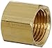 Eaton Weatherhead 61X4 Compression Fitting Nut, CA360 Brass, 1/4
