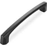 GIYURO 10 Pack 5 Inch Matte Black Cabinet Pulls | Zinc Alloy Cabinet Handles, Modern Bar Grip, 2 Screws Sizes, Easy to install, Drawers Pulls For Kitchen Cabinet &amp; Cupboards