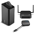 BenQ InstaShow WDC10C Wireless Presentation Screen Mirroring for Meeting Rooms, Enterprise-Grade Security encryption, Includes 2 USB-C transmitters (up to 16)& Holder, 33ft Range, 60fps, no app Needed