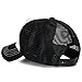 ililily Vintage Style Baseball Mesh Cap Snapback Trucker Hat(ballcap-797-1)