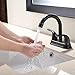 Modern Oil Rubbed Bronze Stainless Steel Bathroom Lavatory Vanity Basin Vessel Sink Faucet, Oil Rubbed Bronze Bathroom Faucet