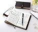 Refillable Handmade Travelers Notebook, Medium Vintage Leather Journal Diary 6.7
