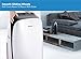 Honeywell Contempo Series Portable Air Conditioner, Dehumidifier & Fan with Dual Filtration System for Rooms Up to 550-700 Sq. Ft. Polished & Powerful (Black/White)