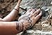 COKOHAPPY Stencils for Henna Tattoos (12 Sheets) Self-Adhesive Beautiful Body Art Temporary Tattoo Templates, Henna, Flower, Butterfly Designs
