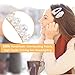 Pearl Hair Clips for Women Girls, DAILING Acrylic Resin Hair Barrettes Fashion Sweet Hairpins for Party Wedding Daily, Applies to Bun Updo(22pcs)