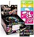 Creative Lily Scratch Art Notes 125 Count with 2 Wooden Stylus Pens and 4 Stencils - Rainbow Colored Mini Notepapers - Creative Fun for Kids and Adults