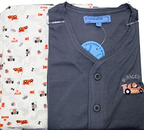 Tasidaben "Big Boy" 2 Piece Pajama Set (Size 10 - 14 Years) (10, Gray)