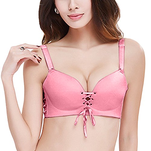 Women Ultimate Push Up Bra Non-wired lined Everyday Seamless T-shirt Bra
