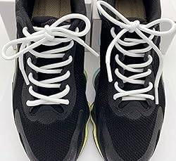 LHXVQZW 55" White Shoelaces Solid Color Round Shoe