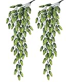 Supla 2 PCS Artificial Hops Flower Vine Garland