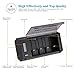 EBL Universal Battery Charger with 2 USB Port & Discharge for AA AAA C D 9V Ni-MH/Ni-CD Rechargeable Batteries - Upgraded Charger