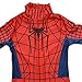 Kids Spiderman Costume Child Superhero Cosplay Elastic Jumpsuit Amazing Spandex Zentai Suit Halloween Boys Costumes (S)