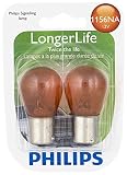 Philips 1156NA LongerLife Miniature Bulb, 2 Pack