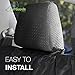 PetGoodsPro Car Dog Seat Cover – Non-Slip Waterproof Cover for All Types of Vehicles with Seat Anchors and Side Flaps – Protection from Fur and Dirt – Machine Washable