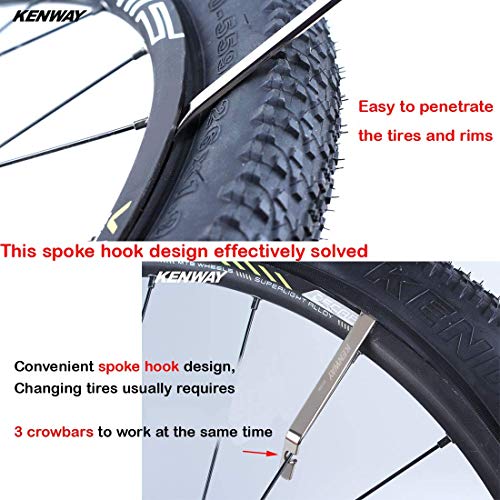DMLNN 4 Pack Bike Tube with Bike Tire Lever Bicycle Inner Tube for 24x1
