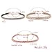 CrazyPiercing Choker Necklaces, Adjustable Collar Necklaces, Beaded Collar Necklace, Sequins Leather Velvet Chain Choker Necklace for Women Set of 3