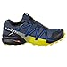 Salomon Men's Speedcross 4 GTX Trail Runner, Slate Blue/Blue Depth/Corona Yellow, 9 D US