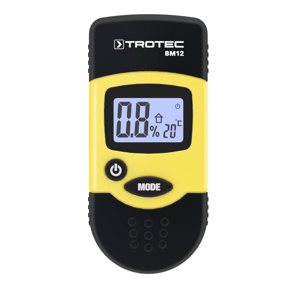 TROTEC BM12 Moisture Meter/Wood moisture and material moisture (plaster, stucco or screed) measurement