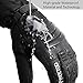 FREETOO Mens Winter Gloves, Outdoor Waterproof Warm Gloves, Screen Touch Motorcycle Gloves for Cold Weather (Black, L 9.60-9.92'')