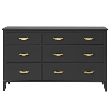 Amazon Com Little Seeds Monarch Hill Hawken 6 Drawer Dresser Black Baby
