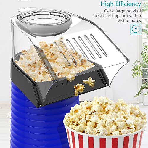 Air Popper Popcorn Maker, Electric Hot Air Popcorn Popper Maker for