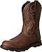 ARIAT mens Ariat Groundbreaker Round Toe Work Boot Men s Safety Wide Calf Work Boots, Brown, 9 US
