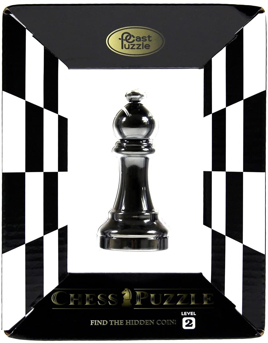 Hanayama Cast Chess Black Bishop