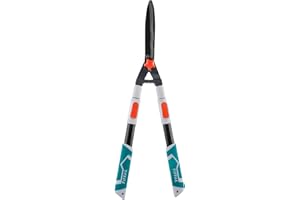 TOTAL Telescopic Hedge Shear, Garden Pruning Shears, 34-Inch Branch Cutter, Extendable Handle Shears for Tree & Hedge THTS151