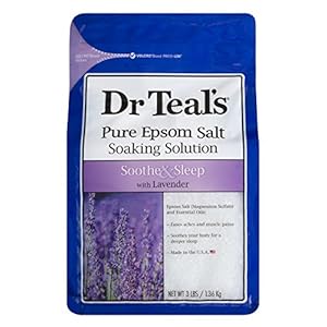 Dr-Teals-Pure-Epsom-Salt-Soothe-and-Sleep-with-Lavender-136Kilogram Dr Teal's Pure Epsom Salt Soothe and Sleep with Lavender, 1.36Kilogram