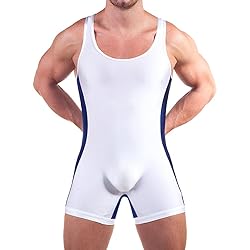 DLSMDOUS Men's Wrestling Singlets Sleeveless