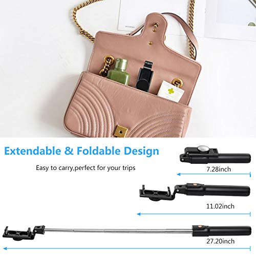 image for WIYFA Selfie Stick Tripod Stand Holder Extendable with Bluetooth Remot