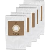 Atrix - AHLR-2 HEPA Filter Bags - Replacement Vac Filter Bag for AHSC-1 Lil' Red Vacuum Cleaner (5-Pack),white, 9.5" &times; 5.5" &times; 1"