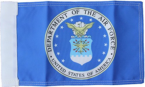 Air Force (Seal) - 5.75" x 9" Motorcycle Flag