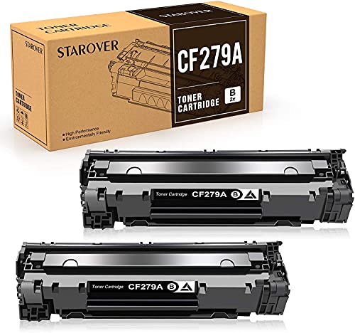 STAROVER Toner Cartridge 79A CF279A Compatible Replacement for HP M12a Printer HP M12w HP Laserjet Pro M12a M12w M12 HP Laserjet Pro MFP M26nw M26a M26w Printer (2 Black)