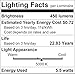 LUXRITE A15 LED Bulb 40W Equivalent, 7W, 5000K (Bright White), 600 Lumens, Enclosed Fixture Rated, Dimmable Ceiling Fan Light Bulbs, E26 Medium Base, UL Listed - Indoor and Outdoor (4 Pack)