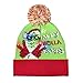 Windy City Novelties LED Light-up Knitted Ugly Sweater Holiday Xmas Christmas Beanies - 3 Flashing Modes (Happy Holla Days)