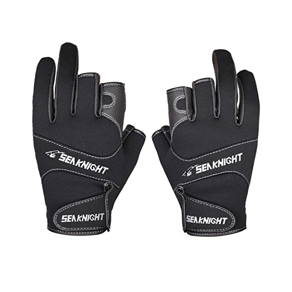SeaKnight-Neoprene-Outdoor-Sport-3-Cut-Fingers-Fishing-Gloves-SK03-Anti-slip-Windproof-for-Fishing-Hunting-Riding-Cycling SeaKnight-Neoprene-Outdoor-Sport-3-Cut-Fingers-Fishing-Gloves-SK03-Anti-slip-Windproof-for-Fishing-Hunting-Riding-Cycling