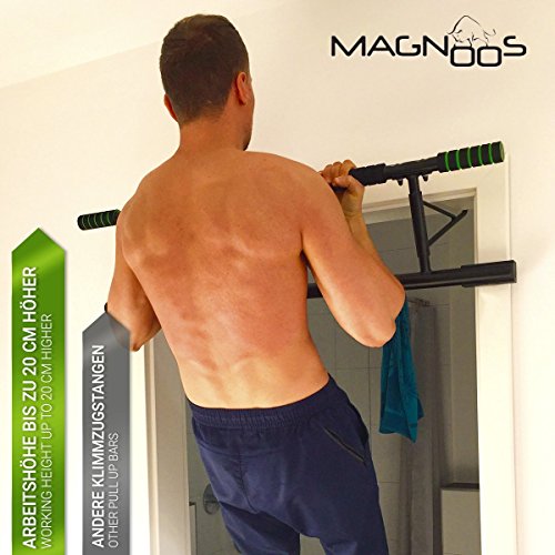 [- Klimmzugstange "Matador" zur Befestigung Ohne Schrauben für Zuhause | MAGNOOS Pre