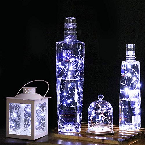 TenSteed Cool White Fairy Lights Battery Operated Fairy String Lights