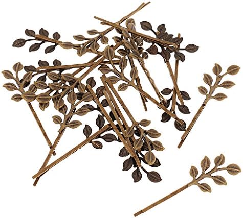 Baosity 個 毎日続々入荷 金属 葉のデザイン ボビーピン 髪留め クリップ ヘアグリップ 飾り紐