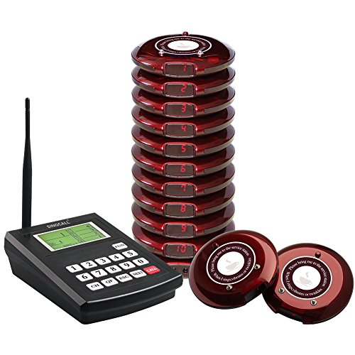 Singcall coaster paging system customers,take food to u…