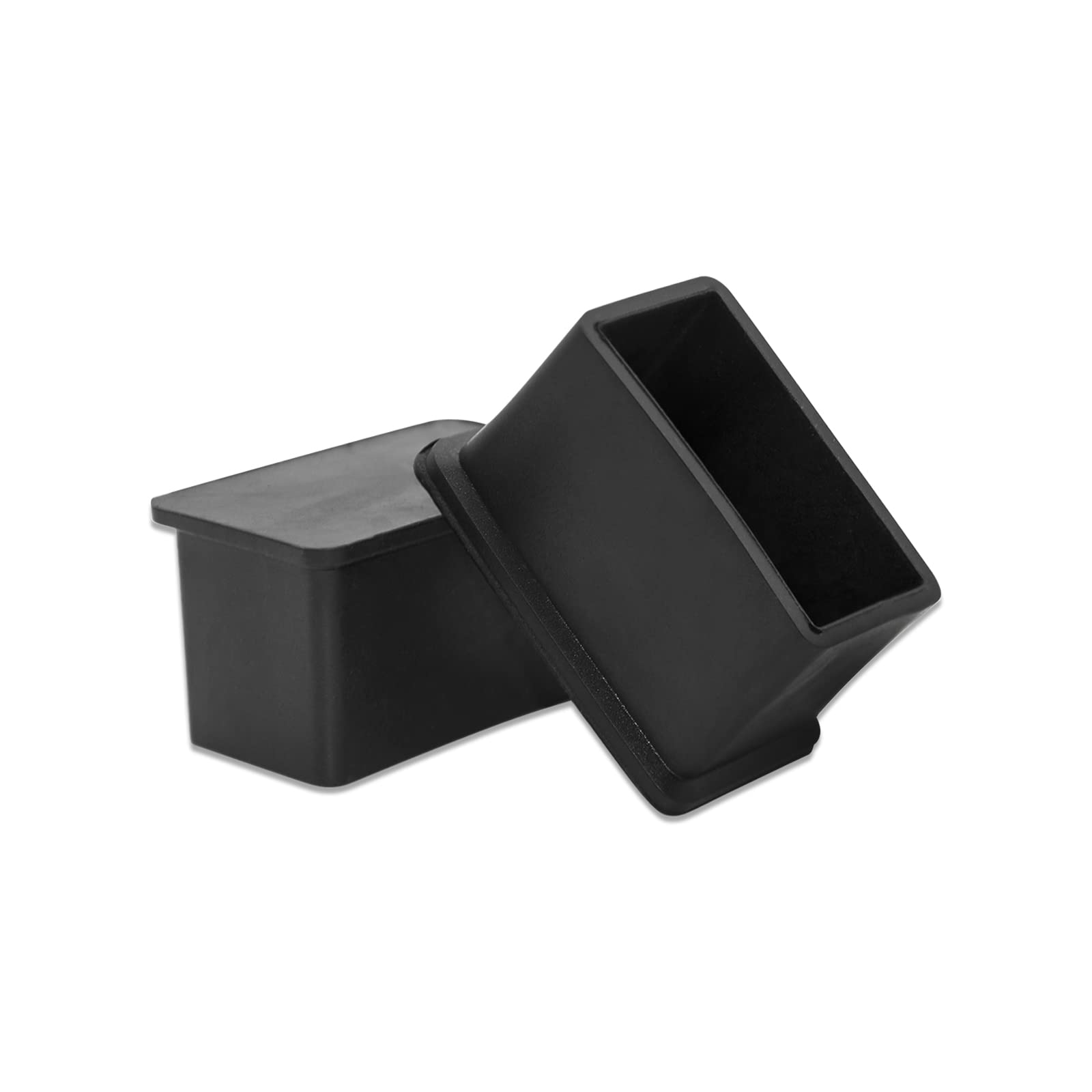 Flyshop 8Pcs Rectangle Chair Leg Caps Non-scratch PVC Chair Leg Floor Protectors Furniture Table Covers, 13/16" x 1-9/16", 20mm x 40mm