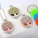 HOUSWEETY Aromatherapy Essential Oil Diffuser Necklace - Locket Pendant,5 Colorful Pads+2 Noctilucent Pads