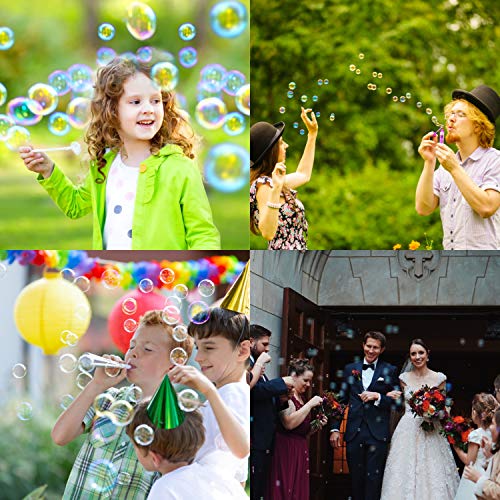 GIFTEXPRESS Assorted Styles 48 pcs Mini Bubble Wand Assortment, Kids