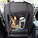 AMEIQ 2-Layer Car Mesh Organizer, Handbag Holder, Purse Pouch Storage Net Pocket, Barrier of Backseat Pet Kids, Driver Storage Netting Bag