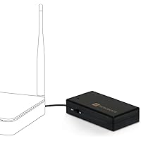 Resonate RouterUPS CRU12V2 Power Backup for Wi-Fi Router (Black)