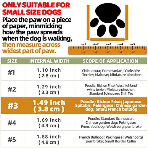 Hcpet Dog Shoes for Small Dogs Boots, Breathable Dog Booties Paw